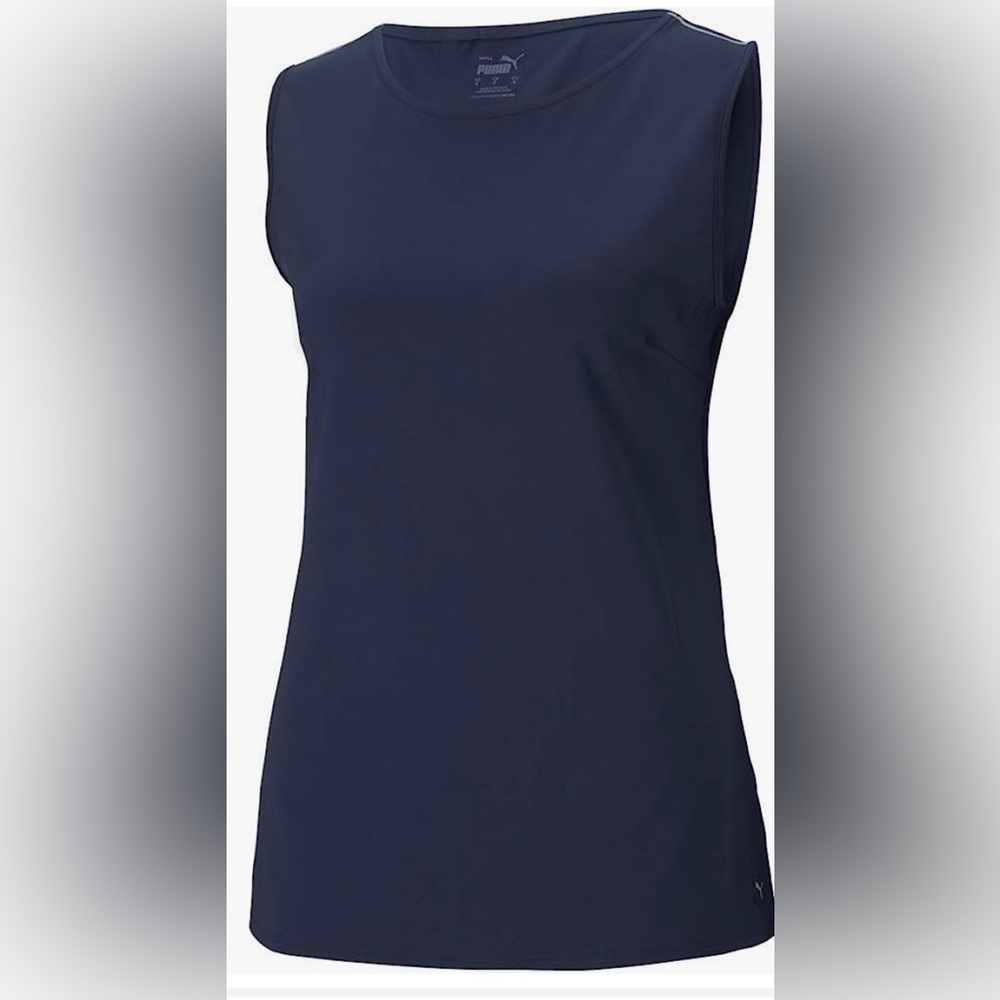 NEW! Puma Motion Matters tech tank in navy blue size small.